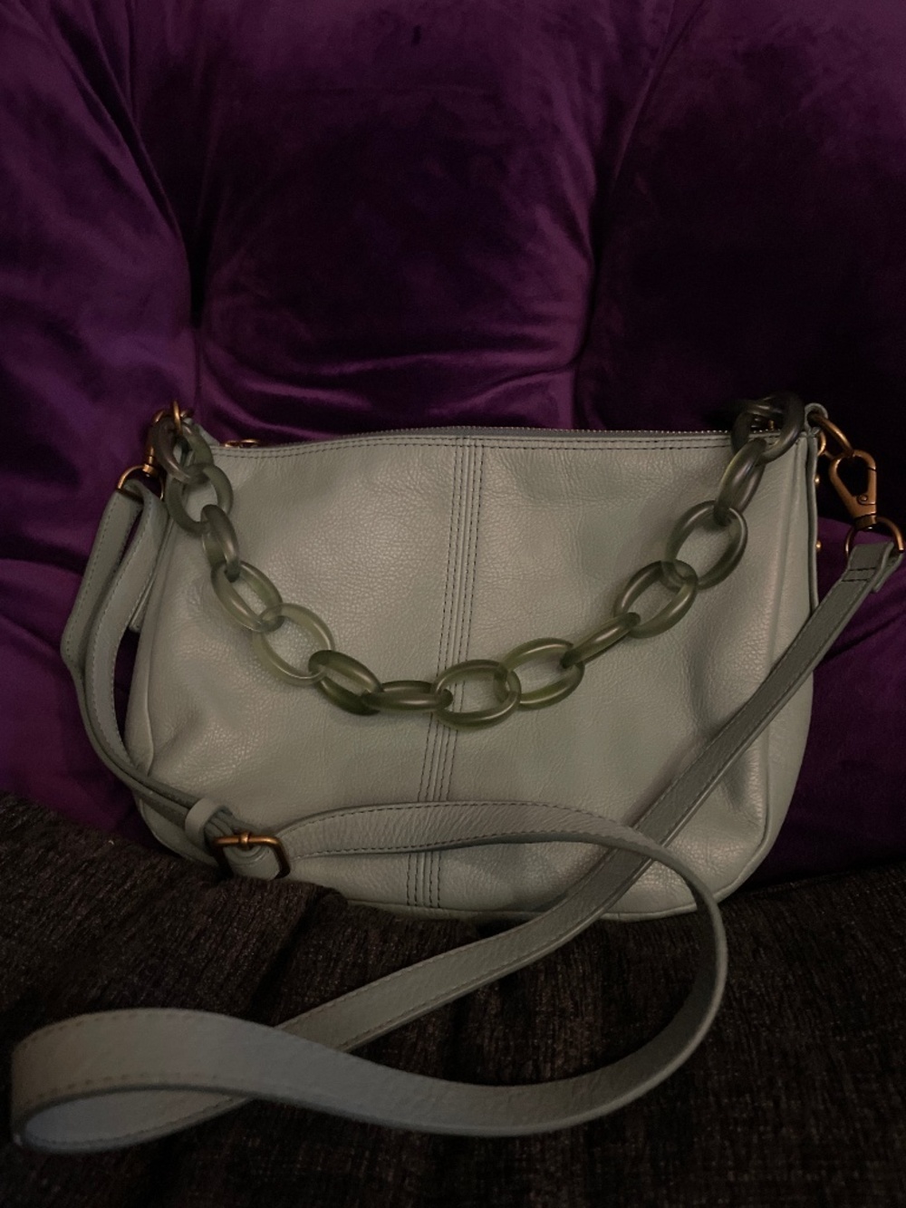Fossil green Jodie bag